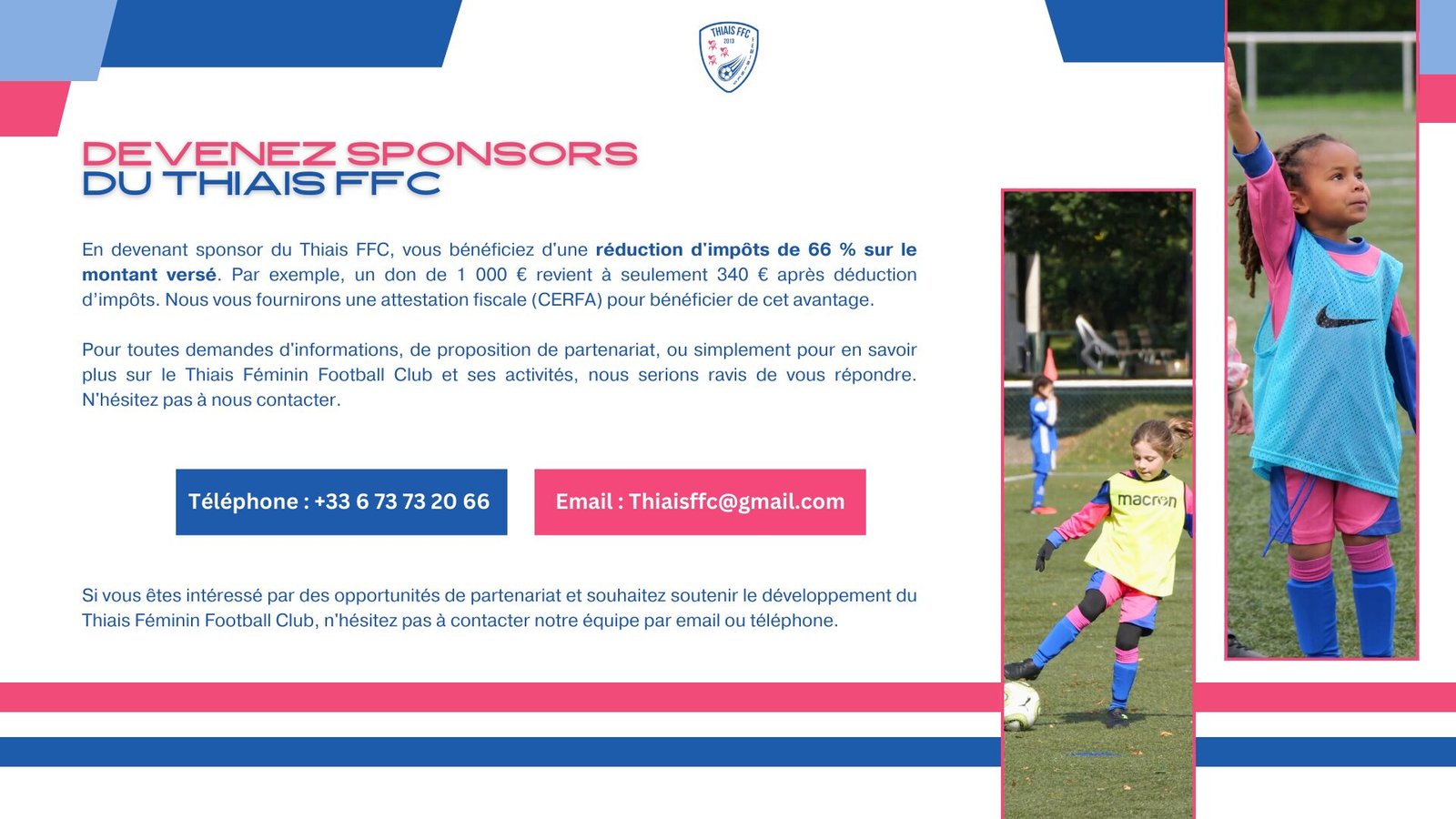 Dossier de sponsoring Thiais FFC, page 11