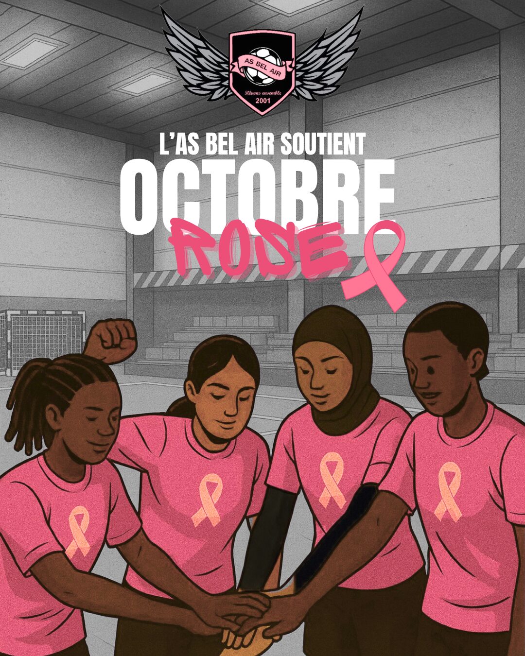 AS Bel air - octobre rose