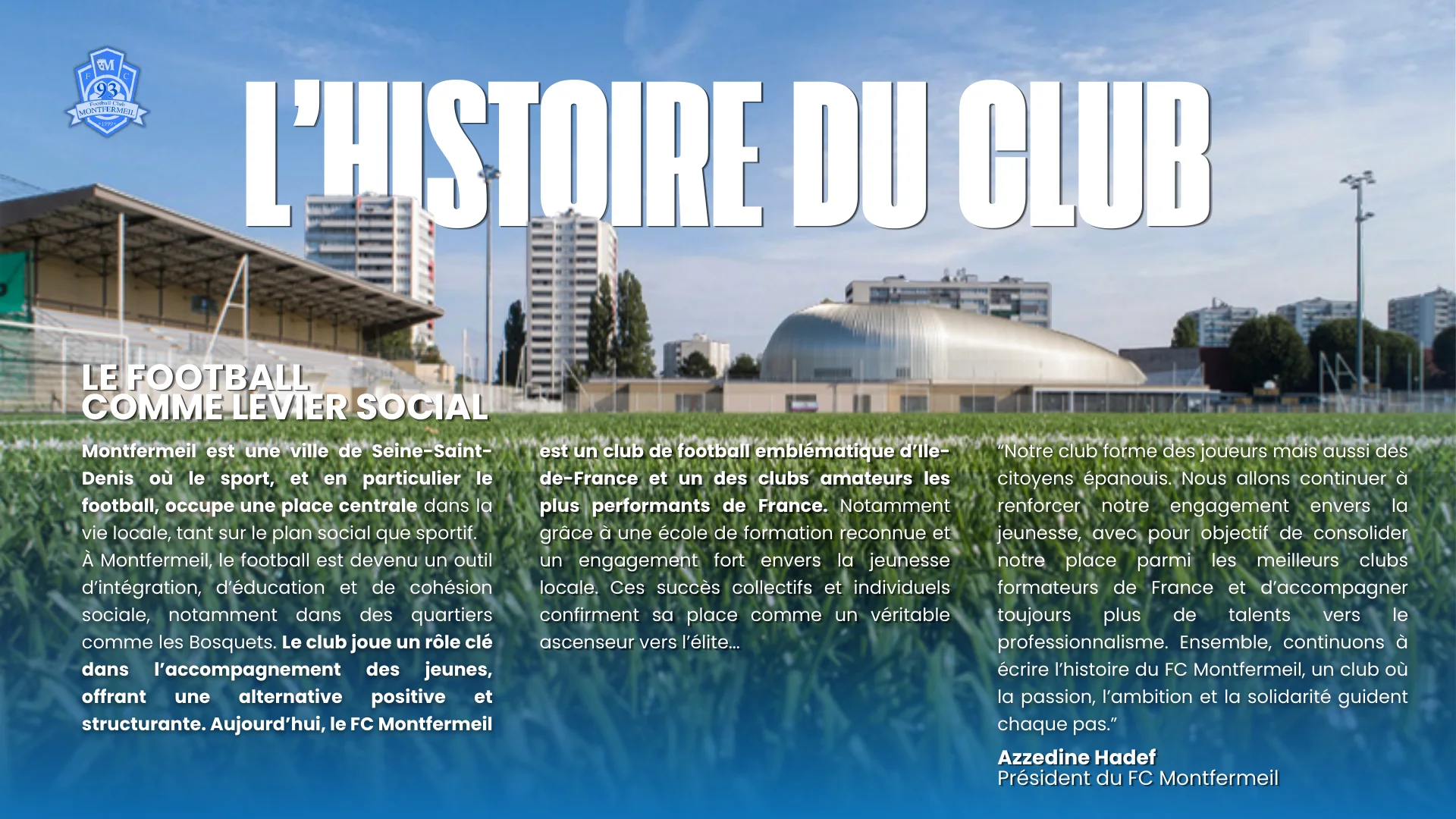 Dossier de sponsoring FC Montfermeil, page 2