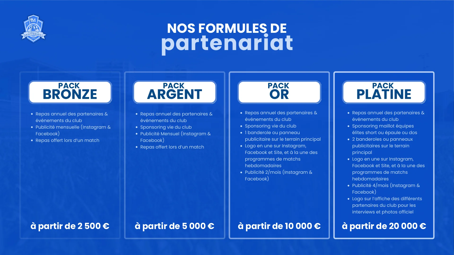 Dossier de sponsoring FC Montfermeil, page 10