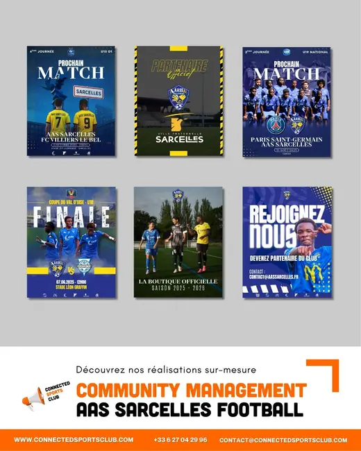 Community management · AAS Sarcelles Football